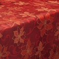 thumbnail image 2 of Benson Mills Poinsettia Scroll Printed Fabric Tablecloth, 52-Inch-By-70 Inch, 2 of 3