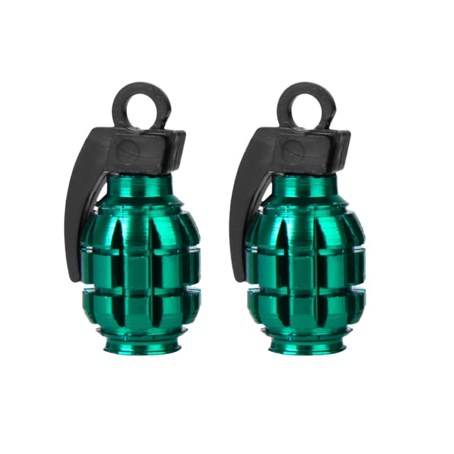 COLOR - Vástago álvula de aire Coche Camión Bicicleta ático Cubiertas antipolvo Verde Zulema Ciclismo