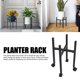 thumbnail image 5 of Soporte de Maceta de Flores, Conjunto de Metal de Metal Desmontable Fácil de Ensamblaje Ajustable Soporte a PrueBa de Óxido Conedas para para interiores para patio, 5 of 7