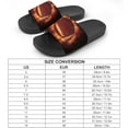 thumbnail image 2 of GZHJMY Stylish Slides for Women Men, Rugby in The Fire Soft Flexible Slip-on Sandals Slippers, 2 of 7