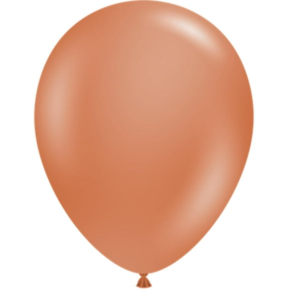 Tuftex 5 Burnt Orange Pastel Latex Balloons (50ct)