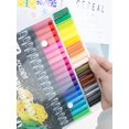 thumbnail image 2 of 24 Colors Dual Tip Brush Marker, Fineliner & Soft Tip Art Markers For School, Drawing, Writing And Journaling, 2 of 5