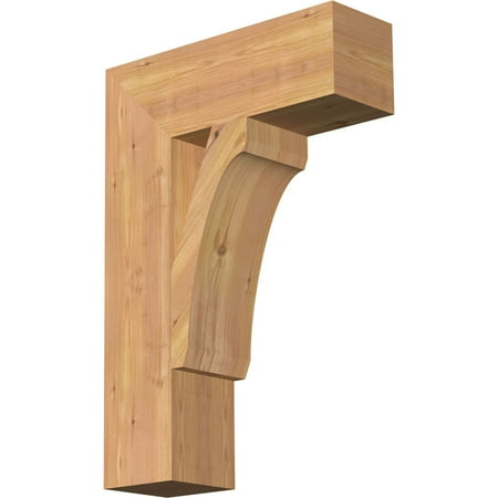 

Ekena Millwork 5 1/2 W x 18 D x 26 H Legacy Block Smooth Bracket Western Red Cedar