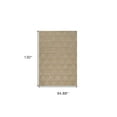 thumbnail image 3 of 8' X 11' Beige and Brown Geometric Distressed Indoor Outdoor Area Rug, 3 of 5