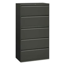Alera Lateral File, 5 Legal/Letter/A4/A5-Size File Drawers, Charcoal, 36" x 18.63" x 67.63"