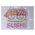 thumbnail image 3 of Letrero De Neón Sushi Con Luz LED Regulable Por USB Para Negocios, Hogar, Bar, Cocina, Restaurante Japonés, Supermercados, Decoración, 38cmx32cm, 3 of 7