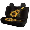 thumbnail image 2 of Uourmeti Sunflower Guitar Car Seat Cover Full Set 3 Pack, Car Seat Covers Polyester Lightweight Trendy Accessories for Truck SUV most Cars, 2 of 10