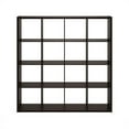 thumbnail image 3 of Pemberly Row Open Back Decorative Cube Storage Organizer in 16-Cube Dark Oak, 3 of 6
