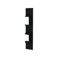 thumbnail image 2 of Rosebud Black Corner Floating Shelf - Modern 4-Tier Wall Unit for Small Spaces, 2 of 8