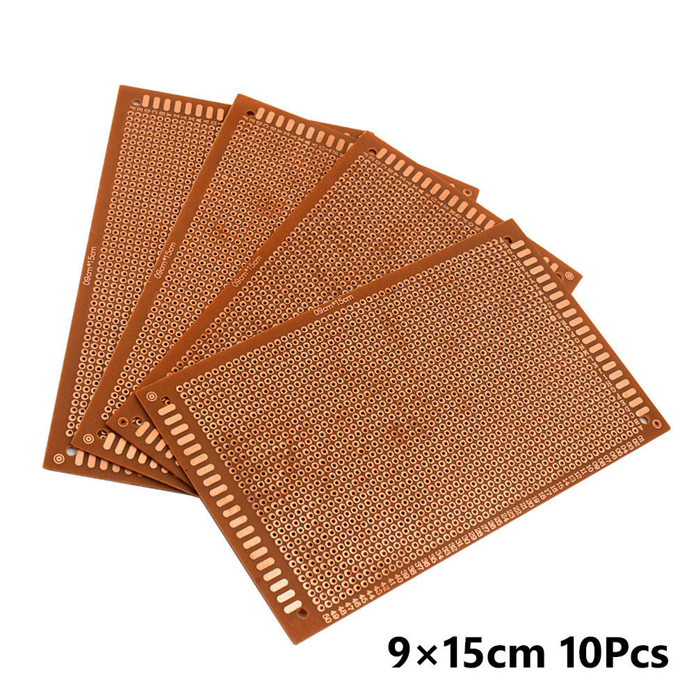 Prototype Printed Circuit Board Set Strip Breadboard For Diy Soldering 10pcs Walmart Com Walmart Com