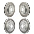 thumbnail image 1 of Genius Front Rear Coated Disc Brake Rotors Kit for Car Cadillac XTS KG-101508, 1 of 9