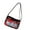 Black and red, variant on Women Ita Bag Badge Display Crossbody Messenger Bag Anime Aesthetic Shoulder Bag for Fashionable Teens