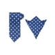 thumbnail image 1 of Conjuntos de corbatas para hombres INSPIRE CHIC, corbatas de lunares con pañuelo a juego para bodas y negocios, azul real, 1 of 5