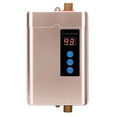 thumbnail image 2 of Mini calentador de agua eléctrico para el hogar, calentador de agua instantáneo sin tanque, máquina de calentamiento, enchufe dorado de EE. UU., 110V, 3000W, 2 of 13