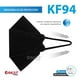 thumbnail image 3 of Best Trading 50 Cubrebocas KF94 Mascarilla de Protección Certificada, Tapabocas tipo Coreano con 4 Capas de Protección contra Partículas, Ajustador Nasal Oculto, Tecnología Ligera (Negro), 3 of 5