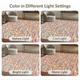 thumbnail image 7 of ODIKA 8'x10' Vibrant Multicolor Mosaic Pattern Washable Area Rug Dynamic Abstract Squares with Style for King Size Bedroom Under Bed, Master Suite, Non-Shedding, Easy Care, 7 of 7