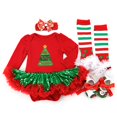 thumbnail image 1 of L Regalos #9 del conjunto del traje de mi primera Navidad para bebé niña pequeña, 1 of 2