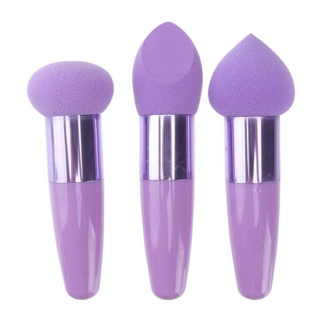 MesaSe 3 Pcs Stylos de Maquillage Multifonctions Éponge à Double Extrémité Éponges de Fond de Teint pour Filles