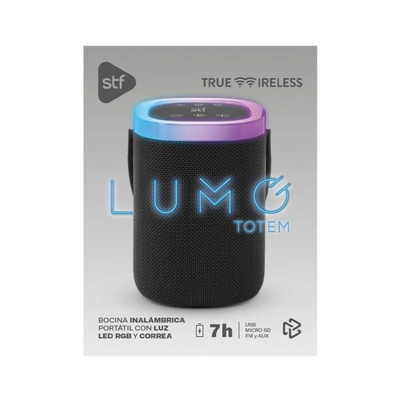 Bocina Inalámbrica STF Lumo Totem Negro