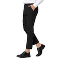 thumbnail image 5 of Lars Amadeus Men's Cropped Pants Slim Fit Flat Front Ankle-Length Dress Pants, 5 of 6