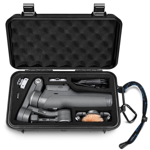 Lekufee Travel Waterproof Hard Case for DJI Osmo Mobile 8P Gimbal Stabilizer, and other Accessories(Case & Bag Only)