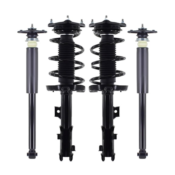 Set of 4 Front Quick Complete Strut-Coil Spring Assembly-Rear Complete Shock Absorber Kit For 2014-2018 KIA Soul