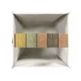 thumbnail image 4 of POLERO Stylish Tissue Box Holder Hello Fall Sunflower Square Tissue Cube Cover PU Leather Facial Organizer for Bathroom, Tabletop, Car, Night Stands, Office, Home, Kitchen, 5.1''X5.1''X5.5'', 4 of 7
