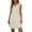Beige, variant on qucoqpe Women's Casual Lapel Button Front Sleeveless Summer Mini Short Dress