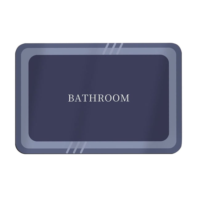 TACILIP Tapis de Bain, Tapis de Bain - Super Absorbant Sec - Support en Caoutchouc Antidérapant - Lavable Tapis de Sol pour Salle de Bain-Tapis de Douche pour devant de Baignoire-Salle de Douche -16x24-, Cadeaux pour Hommes