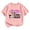 Pink, variant on Gyujnb Father's Day Graphic Print Short Sleeve Crewneck T-Shirt Casual Everyday Top (Baby, Big Boys),2-3 Years