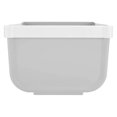 thumbnail image 1 of Contenedor de basura sin perforaciones Bote de basura Cubo de basura Cocina plegable (Trumpet-Gray), 1 of 4
