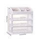 thumbnail image 3 of Organizador de Escritorio para Cosméticos | Estante de Maquillaje de Plástico Multicapa Blanco | Soporte Compacto para Baño y Dormitorio | Base Giratoria para Fácil Acceso | para Viajes y Uso Domésti, 3 of 5