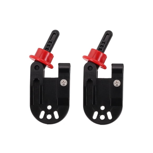 GLFILL 2pcs/set Trolling Downriggers Pro Release Clips ABS 7*2.75cm For In-lines Planer Board Fishing Outdoor Tools Accessories Black