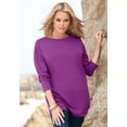thumbnail image 6 of Roaman's Women's Plus Size Long-Sleeve Crewneck Ultimate Tee, 6 of 6