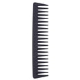 thumbnail image 1 of Peine profesional de dientes anchos de carbono, cepillo antiestático para peluquero, 1 of 5