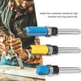 thumbnail image 4 of 3pcs 1/4” Shank Flush Trim Router Bit Carbide Template Trimming Bit Carpenter Woodworking Milling Cutter Tool for Slotting Carving Cutting Milling, 4 of 9