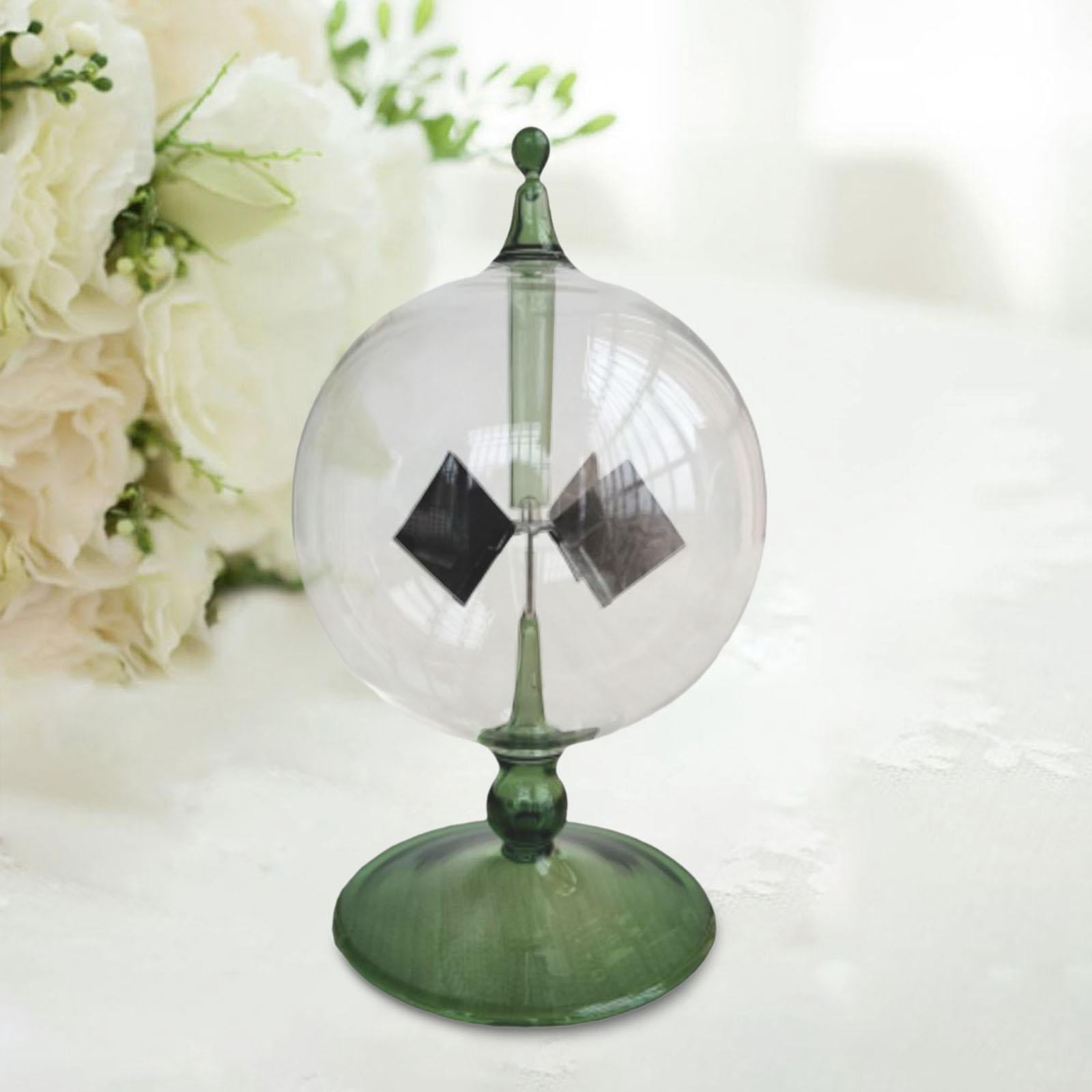 Baoblaze Solar Power Light Pressure Windmill Measurement Tool Professional Decoration Green