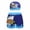 Dark Blue, variant on ibiyuan Toddler Boys Swim Trunks with Mesh Lining Quick Dry Boys Bathing Suit 2 In 1 Running Board Shorts Cute Print Workout Shorts Lightweight Pool Party Swimwear