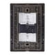 thumbnail image 3 of Placa Armada Inoxidable Igoto con 1 Apagador Sencillo de 3 Modulos Gris Oscuro, 3 of 3