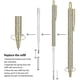 thumbnail image 2 of 10 PCS Ballpoint Pens, Glitter Rose Gold Click Ball Pens, Metal Retractable Pen, Black Ink Medium Point 1mm, Gifts and Office Supplies, 2 of 5