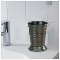thumbnail image 5 of nu steel Bogart Metal Tumbler, Makeup Brush Holder and Toothbrush Cup for Bathroom, Countertop, Desk, Dorm, College, and Vanity - Oil Rubbed Bronze, 5 of 6