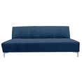 thumbnail image 4 of Sofa Cama Reclinable El Bazar Store Miami Azul marino terciopelo Futon 3 posiciones, 4 of 8