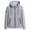 Gray, variant on LpwkSSA Casual Loose Hooded Coat for Man Solid Zipper Soft Cotton Material Large Pockets Design Streetwear Style For Daily Wear Comfortable Fit Black XXXL