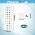 thumbnail image 2 of 8 Sheets A to Z 26 Letters Labels,White Self-Adhesive Index Labels,Letters Tabs for Mark and Classification,Dividers Stickers for Contents Page,Sticky Tabs for Dictionary,Notebook,File, 2 of 7