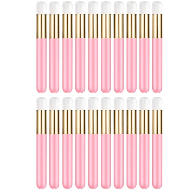 20 Piezas Cepillos de Champú para Pestañas Cepillo de Limpieza Profunda de Poros de Nariz Cepillo para Despegar Puntos Negros Extensiones de Pestañas Cepillo de Limpieza Cepillos Limpiadores de
