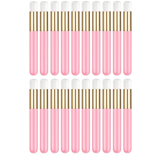 20 piezas de cepillos para champú de pestañas, cepillo de limpieza profunda de poros de la nariz, cepillo despegable para puntos negros, cepillo de limpieza de extensiones de pestañas, cepillos