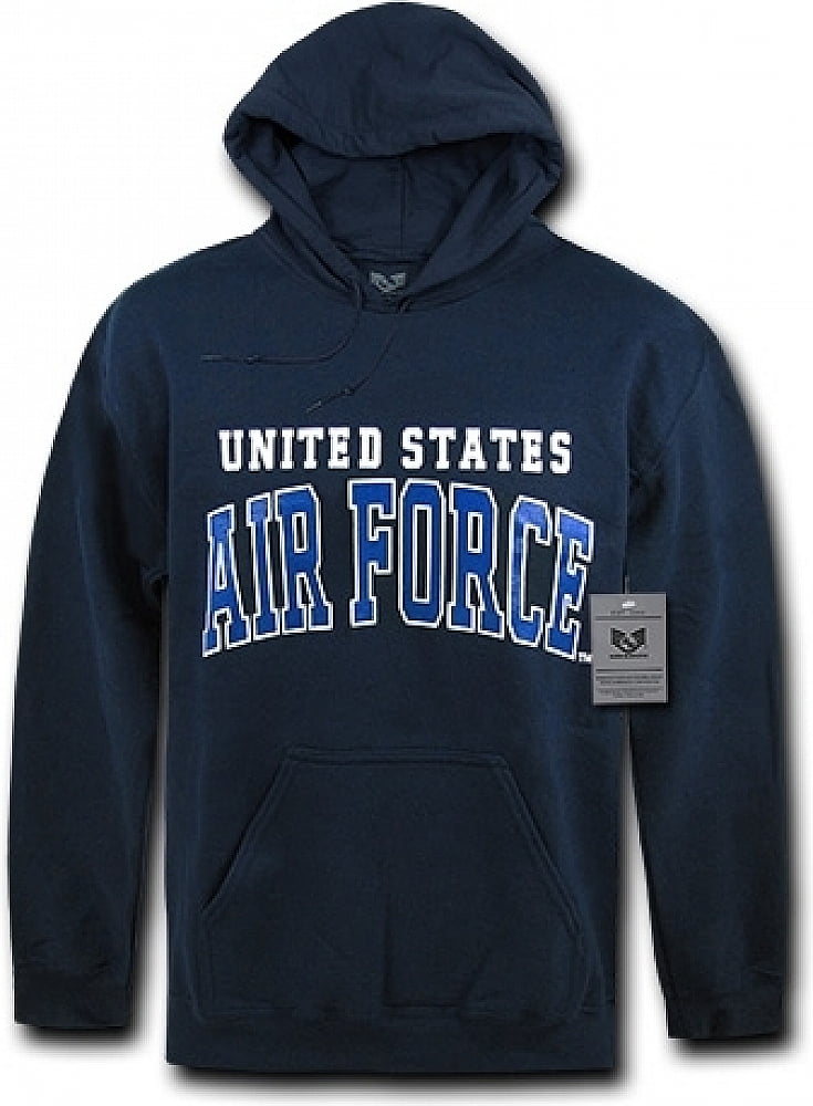 RapDom United States Air Force Pullover Mens Hoodie [Navy Blue - XL ...