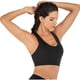 thumbnail image 3 of Sujetador deportivo para mujer, sujetador deportivo con tirantes acolchados y espalda cruzada, sujetador de yoga de sujeción media con copas extraíbles, 3 of 7