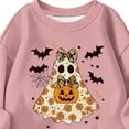thumbnail image 4 of XUNKUSGA Halloween Sweatshirts for Girls Boys Casual Crewneck Long Sleeve Cute Printed Pullover Tops Soft Fleece Oversized Sweatshirts for Girls 1-13 Years 2-3 Years, 4 of 9