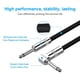 thumbnail image 5 of Cable de Guitarra 10 Feet New Bee, Cavo Audio Professionale, Adaptador de Audio Estéreo Balanceado C, 5 of 7